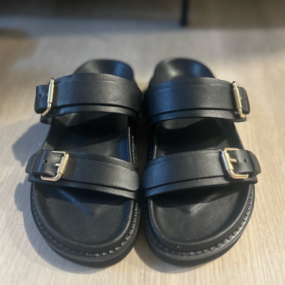 Black Kids Sandals